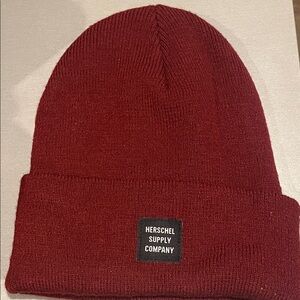 Herschel Supply Company Burgundy Knit Hat